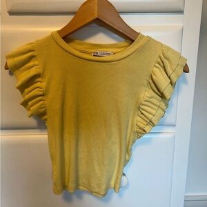 Zara ruffle top